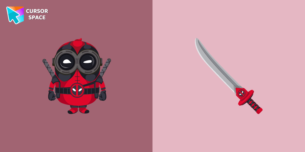 Minion Deadpool Character cursor cursor pack